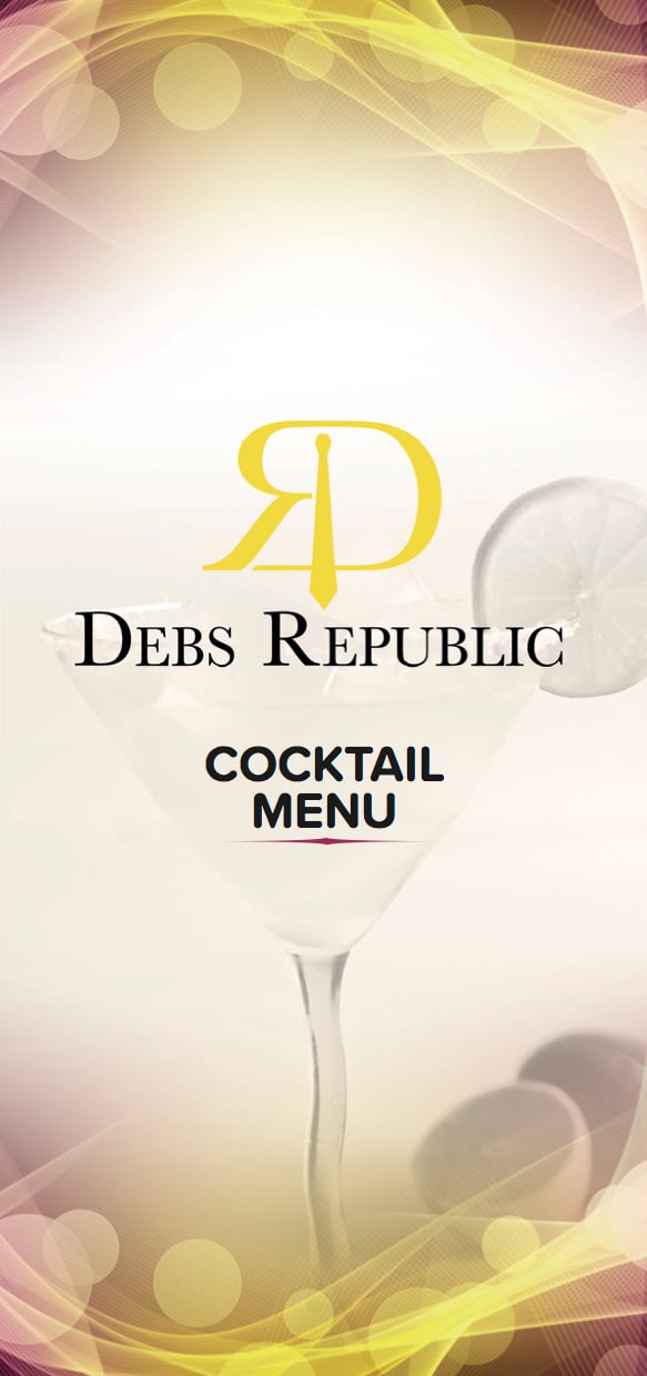 Cocktail Menu DR