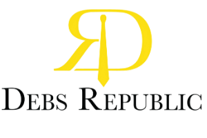 DR logo transparent black