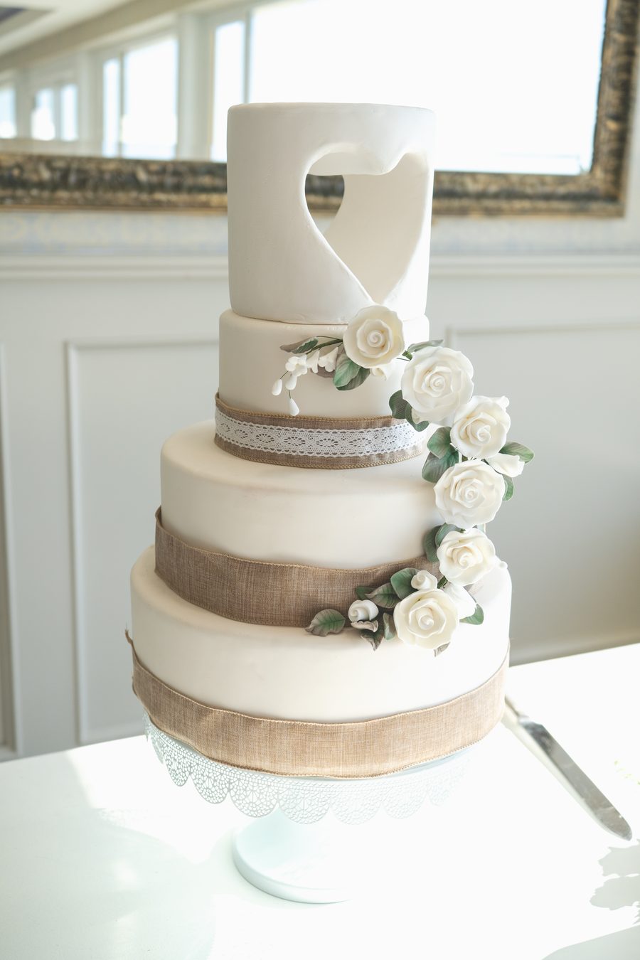 Wedding cake at The Lakeside Manor